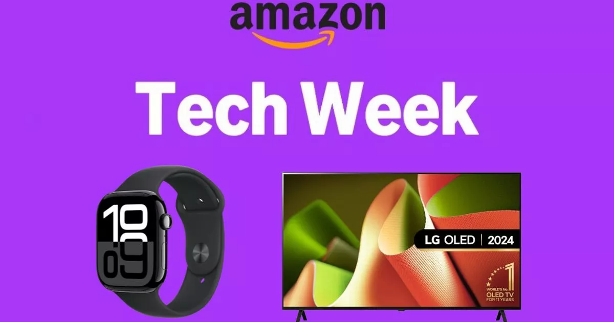 Amazon Tech Week Sale sees £100 off Apple Watch, LG Smart TV down 45% and more