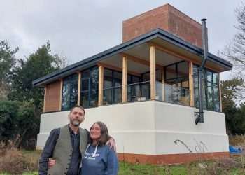Couple trying to convert RAF water tower to 7-bedroom house go £150k over budget and appeal for donations