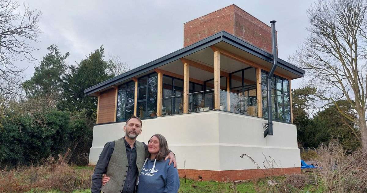 Couple trying to convert RAF water tower to 7-bedroom house go £150k over budget and appeal for donations