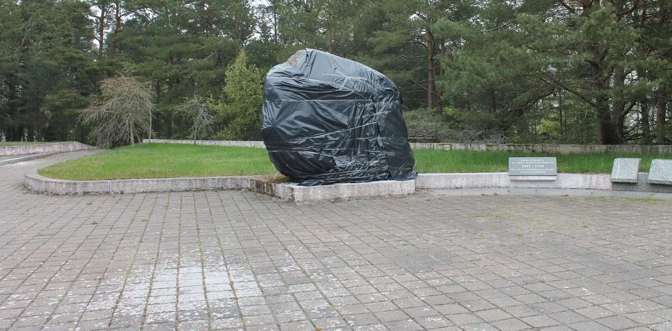 Baltic states have torn down their Soviet past following Ukraine war – a photo essay