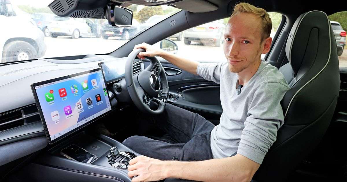 I drove the electric car that looks identical to a Porsche Taycan but is half the price