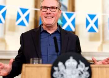 Keir Starmer hails St Andrew’s Day and says two-child cap axe will help 95,000 Scots kids