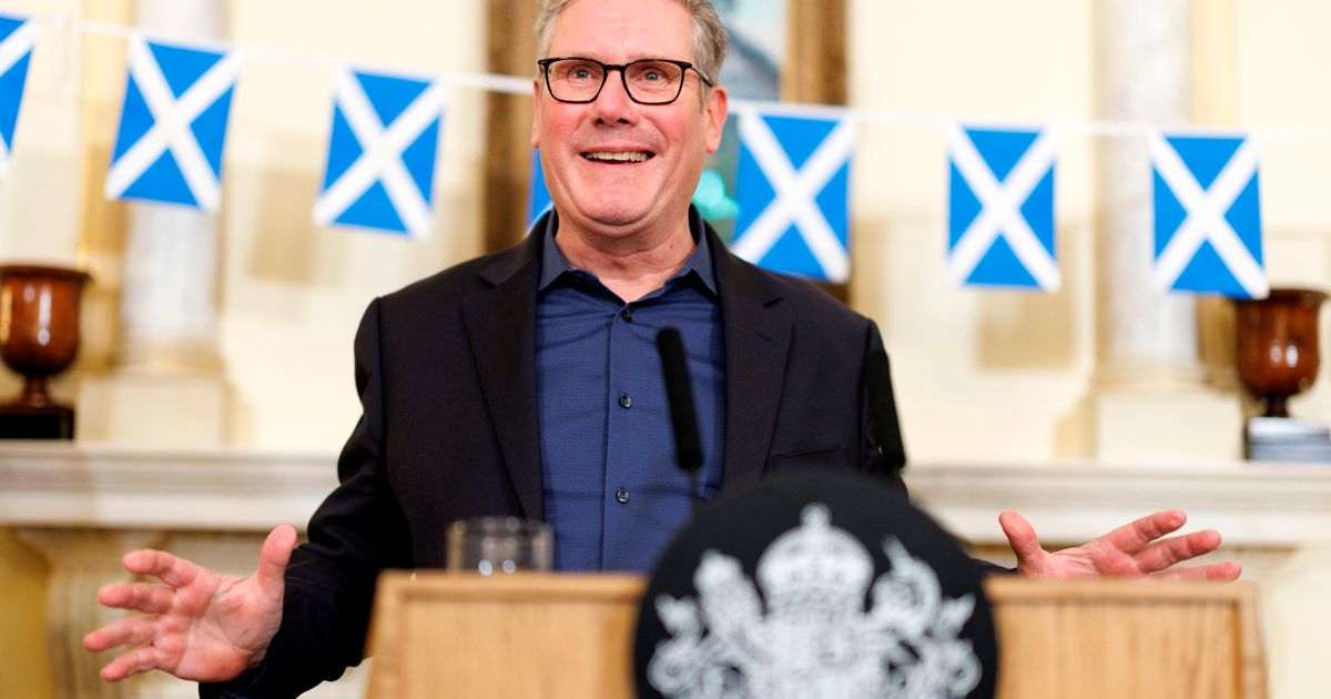Keir Starmer hails St Andrew’s Day and says two-child cap axe will help 95,000 Scots kids