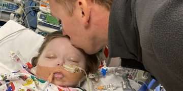 Dad donates part of liver size of a Coke can to save 22-month-old daughter