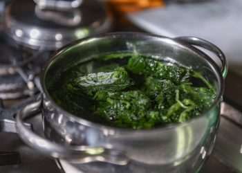 Frozen spinach will be much tastier if you do one simple thing before cooking it